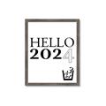 Picture of Hello 2024 _GroupedProduct_Rectangle_Portrait_Framed_Matted_