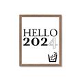 Picture of Hello 2024 _GroupedProduct_Rectangle_Portrait_Framed_Matted_