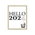 Picture of Hello 2024 _GroupedProduct_Rectangle_Portrait_Framed_Matted_