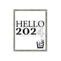 Picture of Hello 2024 _GroupedProduct_Rectangle_Portrait_Framed_Matted_