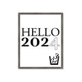 Picture of Hello 2024 _GroupedProduct_Rectangle_Portrait_Framed_Matted_