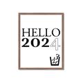 Picture of Hello 2024 _GroupedProduct_Rectangle_Portrait_Framed_Matted_