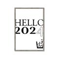 Picture of Hello 2024 _GroupedProduct_Rectangle_Portrait_Framed_Matted_