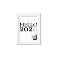 Picture of Hello 2024 _GroupedProduct_Rectangle_Portrait_Framed_Matted_