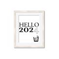 Picture of Hello 2024 _GroupedProduct_Rectangle_Portrait_Framed_Matted_