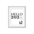 Picture of Hello 2024 _GroupedProduct_Rectangle_Portrait_Framed_Matted_