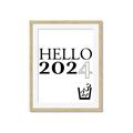 Picture of Hello 2024 _GroupedProduct_Rectangle_Portrait_Framed_Matted_