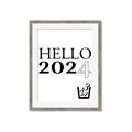 Picture of Hello 2024 _GroupedProduct_Rectangle_Portrait_Framed_Matted_