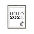Picture of Hello 2024 _GroupedProduct_Rectangle_Portrait_Framed_Matted_