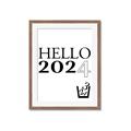 Picture of Hello 2024 _GroupedProduct_Rectangle_Portrait_Framed_Matted_