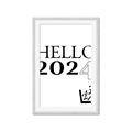 Picture of Hello 2024 _GroupedProduct_Rectangle_Portrait_Framed_Matted_