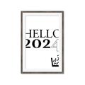 Picture of Hello 2024 _GroupedProduct_Rectangle_Portrait_Framed_Matted_