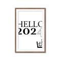 Picture of Hello 2024 _GroupedProduct_Rectangle_Portrait_Framed_Matted_
