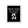 Picture of Buon Anno 2024 _GroupedProduct_Rectangle_Portrait_Framed_Matted_
