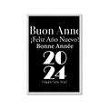 Picture of Buon Anno 2024 _GroupedProduct_Rectangle_Portrait_Framed_Matted_