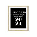 Picture of Buon Anno 2024 _GroupedProduct_Rectangle_Portrait_Framed_Matted_