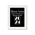 Picture of Buon Anno 2024 _GroupedProduct_Rectangle_Portrait_Framed_Matted_