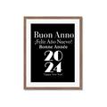 Picture of Buon Anno 2024 _GroupedProduct_Rectangle_Portrait_Framed_Matted_