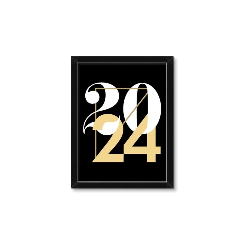 Picture of 2024 Gold  _GroupedProduct_Rectangle_Portrait_Framed_Matted_