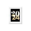 Picture of 2024 Gold  _GroupedProduct_Rectangle_Portrait_Framed_Matted_