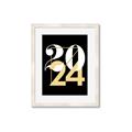 Picture of 2024 Gold  _GroupedProduct_Rectangle_Portrait_Framed_Matted_