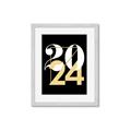 Picture of 2024 Gold  _GroupedProduct_Rectangle_Portrait_Framed_Matted_
