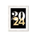 Picture of 2024 Gold  _GroupedProduct_Rectangle_Portrait_Framed_Matted_