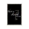 Picture of Have a Drink _GroupedProduct_Rectangle_Portrait_Framed_Matted_