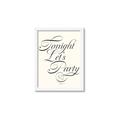 Picture of Tonight Let's Party _GroupedProduct_Rectangle_Portrait_Framed_Matted_