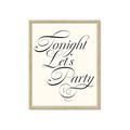 Picture of Tonight Let's Party _GroupedProduct_Rectangle_Portrait_Framed_Matted_