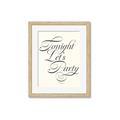 Picture of Tonight Let's Party _GroupedProduct_Rectangle_Portrait_Framed_Matted_