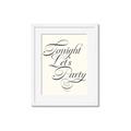 Picture of Tonight Let's Party _GroupedProduct_Rectangle_Portrait_Framed_Matted_