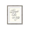 Picture of Tonight Let's Party _GroupedProduct_Rectangle_Portrait_Framed_Matted_