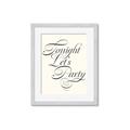 Picture of Tonight Let's Party _GroupedProduct_Rectangle_Portrait_Framed_Matted_