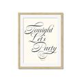 Picture of Tonight Let's Party _GroupedProduct_Rectangle_Portrait_Framed_Matted_
