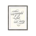 Picture of Tonight Let's Party _GroupedProduct_Rectangle_Portrait_Framed_Matted_