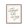 Picture of Tonight Let's Party _GroupedProduct_Rectangle_Portrait_Framed_Matted_