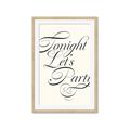 Picture of Tonight Let's Party _GroupedProduct_Rectangle_Portrait_Framed_Matted_