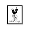 Picture of Just a Sip _GroupedProduct_Rectangle_Portrait_Framed_Matted_