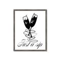 Picture of Just a Sip _GroupedProduct_Rectangle_Portrait_Framed_Matted_