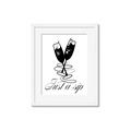 Picture of Just a Sip _GroupedProduct_Rectangle_Portrait_Framed_Matted_