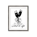 Picture of Just a Sip _GroupedProduct_Rectangle_Portrait_Framed_Matted_