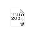 Picture of Hello 2024 _GroupedProduct_Rectangle_Portrait_Unframed_Print_Only_