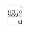 Picture of Hello 2024 _GroupedProduct_Rectangle_Portrait_Unframed_Print_Only_