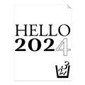 Picture of Hello 2024 _GroupedProduct_Rectangle_Portrait_Unframed_Print_Only_
