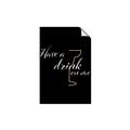 Picture of Have a Drink _GroupedProduct_Rectangle_Portrait_Unframed_Print_Only_