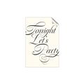 Picture of Tonight Let's Party _GroupedProduct_Rectangle_Portrait_Unframed_Print_Only_