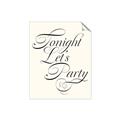 Picture of Tonight Let's Party _GroupedProduct_Rectangle_Portrait_Unframed_Print_Only_