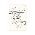Picture of Tonight Let's Party _GroupedProduct_Rectangle_Portrait_Unframed_Print_Only_