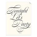 Picture of Tonight Let's Party _GroupedProduct_Rectangle_Portrait_Unframed_Print_Only_